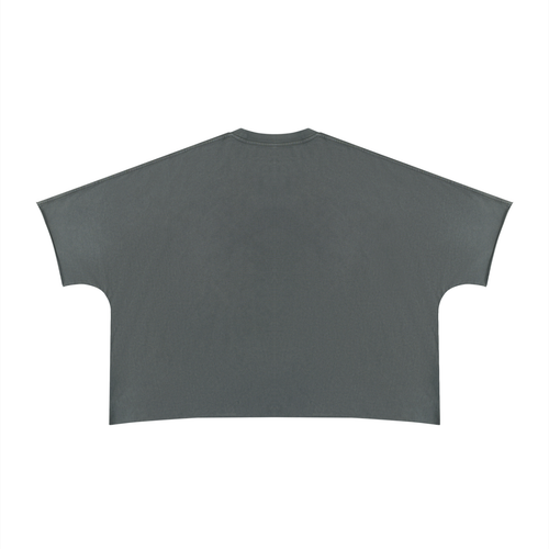 BECOMING THE ANTIBORING BOXY LONG TEE RAW EDGE