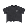 TODAY I WILL BE GOOD BOXY CROPPED TEE