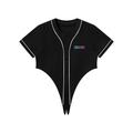 BELBEL STAPLES CROPPED BASEBALL JERSEY