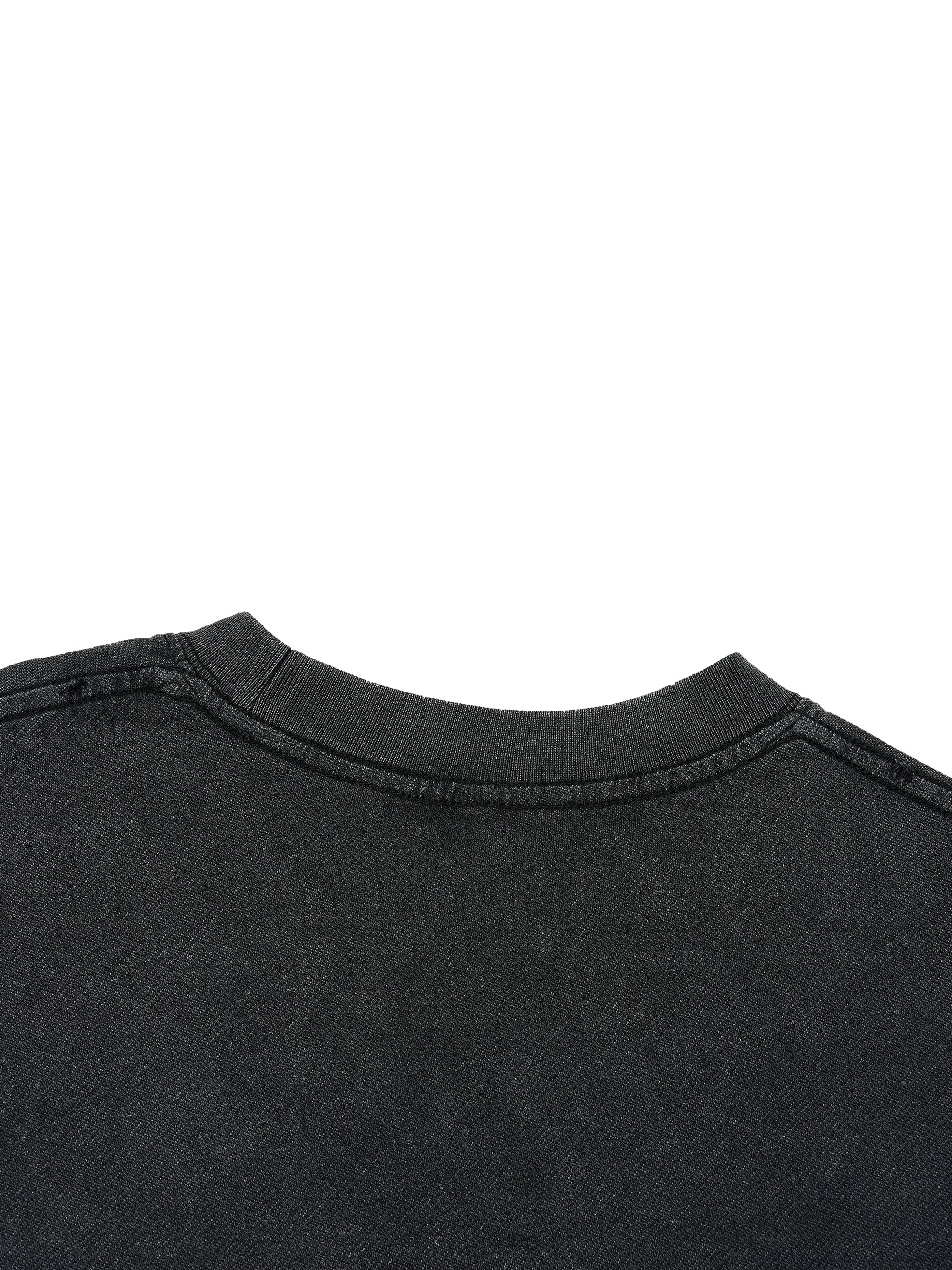 STAY WEIRD BOXY CROPPED TEE