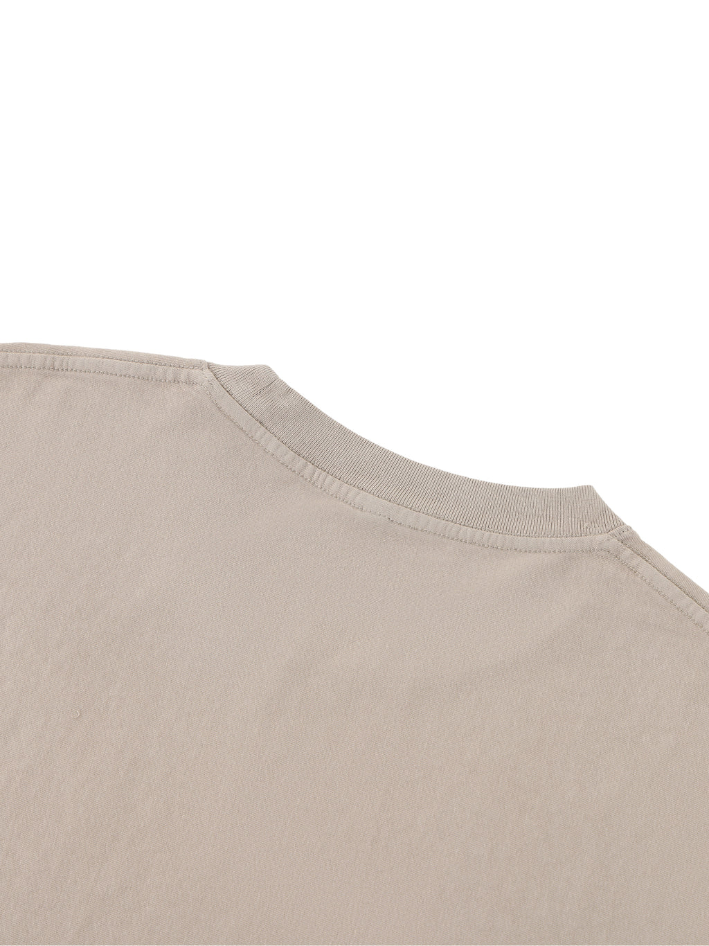 BECOMING THE ANTIBORING BOXY LONG TEE RAW EDGE