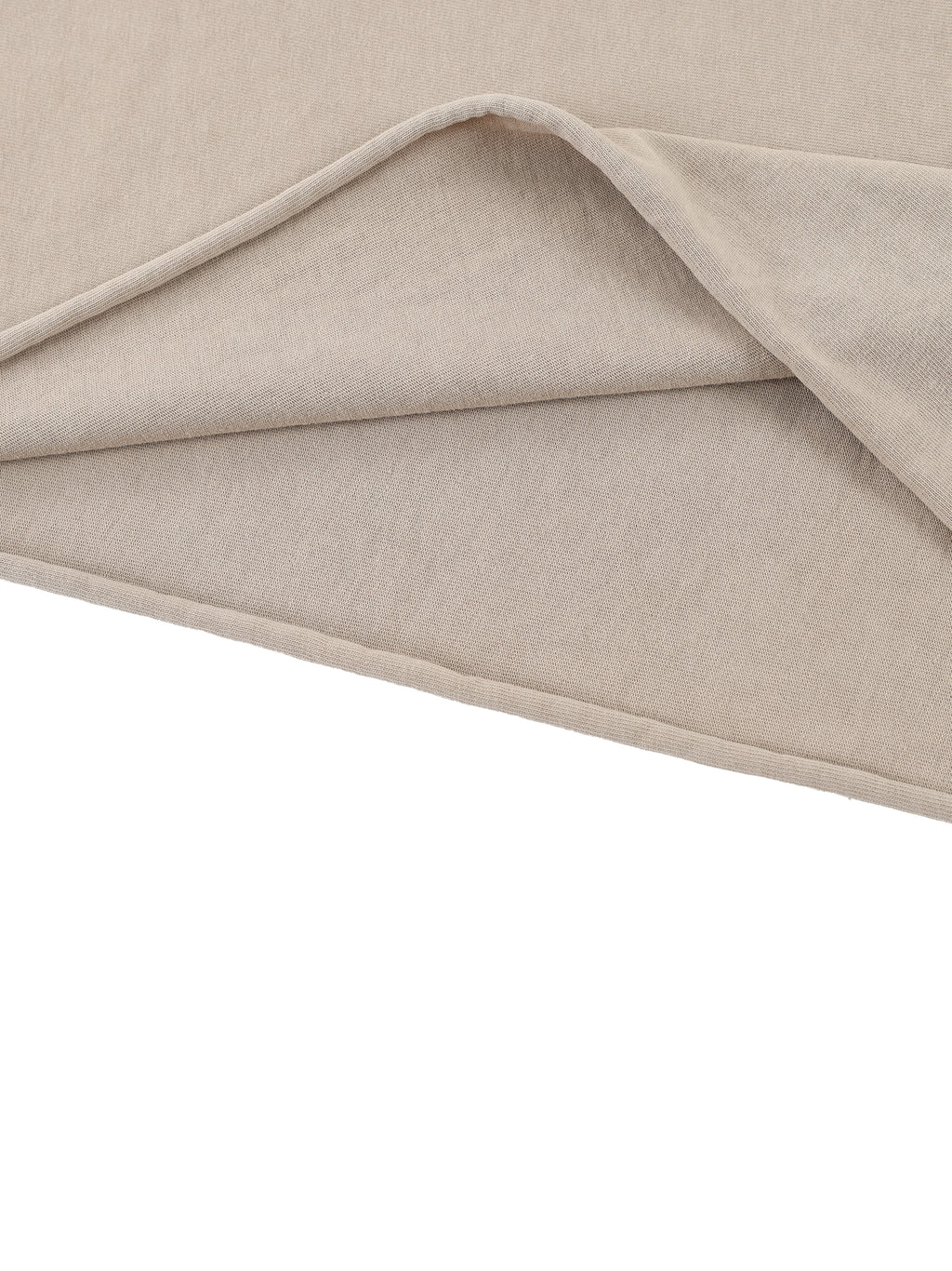 BECOMING THE ANTIBORING BOXY LONG TEE RAW EDGE