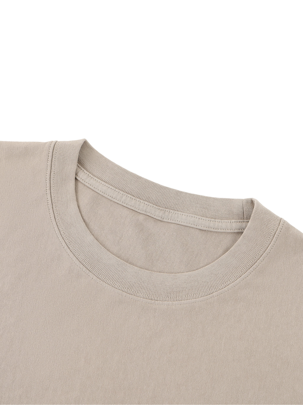 BECOMING THE ANTIBORING BOXY LONG TEE RAW EDGE