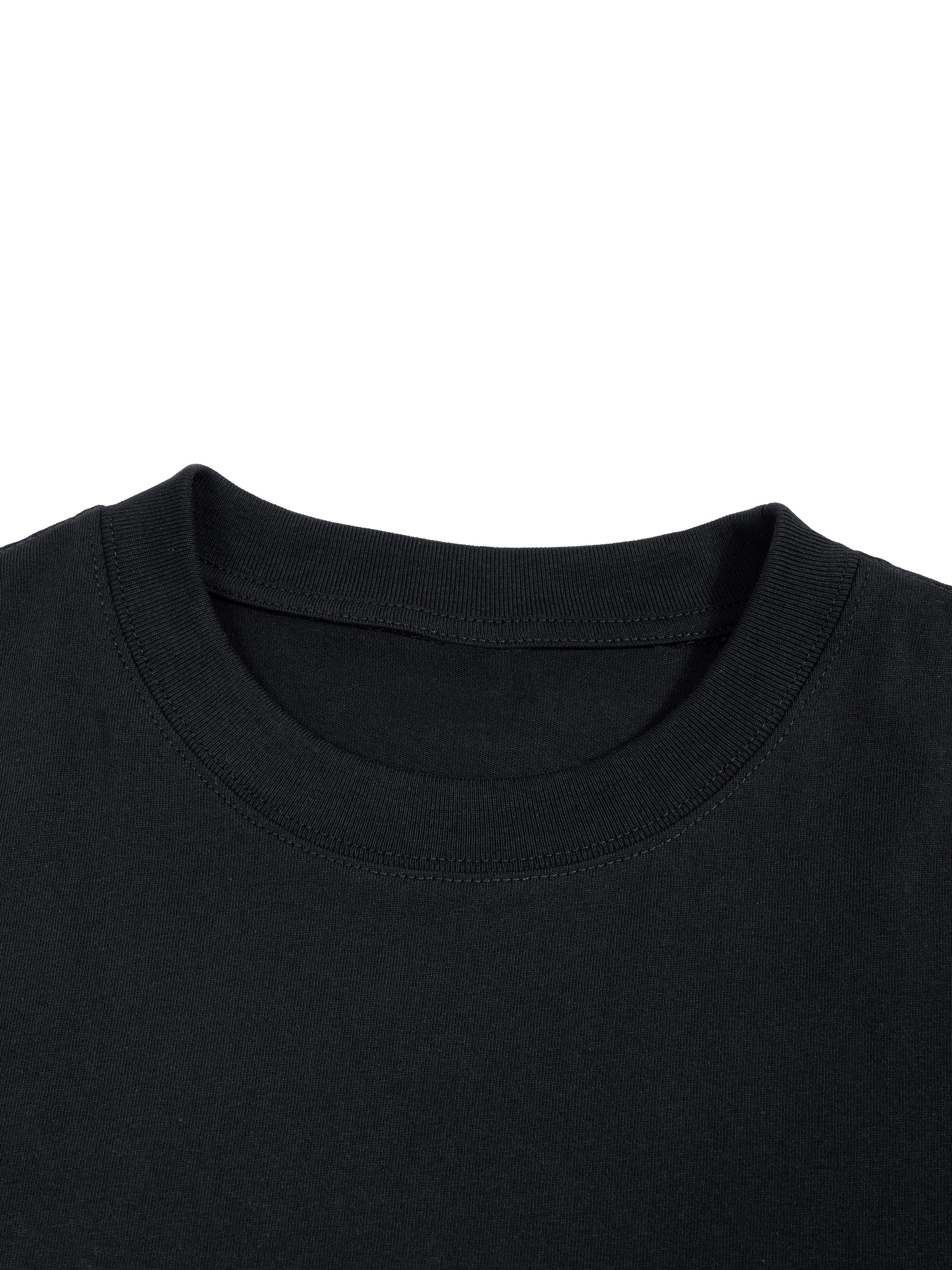 GOOD GRIEF AND ALAS BOXY DROP SHOULDER CROP TOP